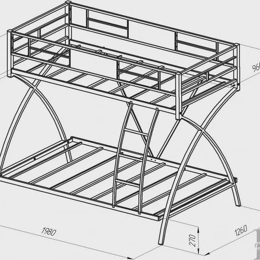 Двухъярусная кровать «Виньола»